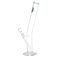 Moksha 10 Inch Glass Bend Smoking Hookah Bong Shooter Pipe (25cm, Clear)