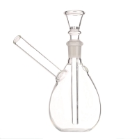 Moksha 6-Inch Mini Glass Waterpipe Bong, Hookah (15cm, Clear)